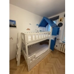 Łóżko piętrowe z daszkiem Kraków producent